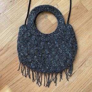 Beaded cocktail purse, clutch, bag